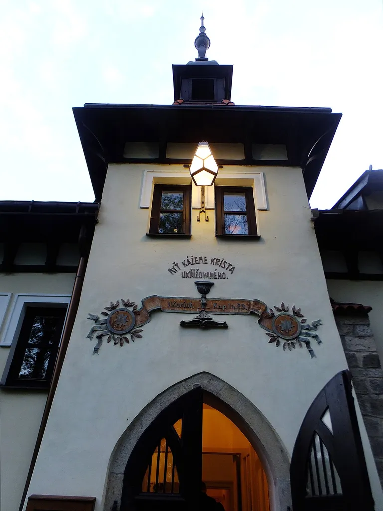 The evangelical church in Jindřichův Hradec during The Night of Churches 25th may 2018