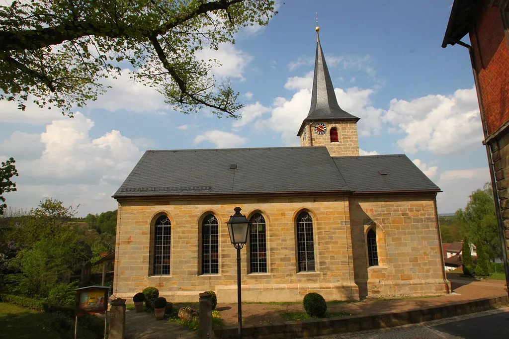 Evangelisch-lutherische Pfarrkirche St. Maria, Peesten 21, Kasendorf, Baudenkmal D-4-77-124-43