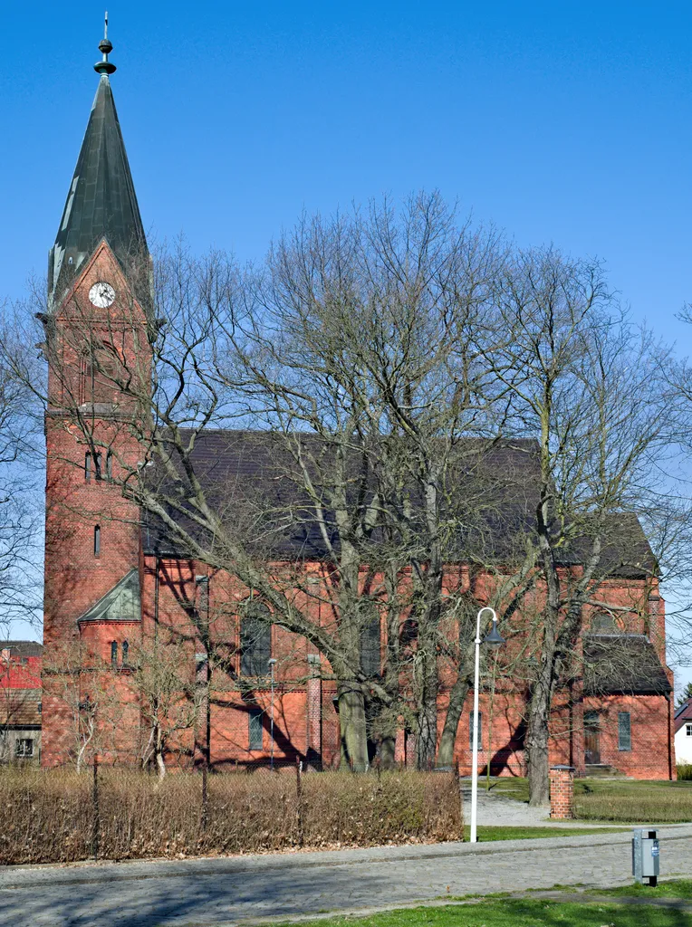 Village church of Cottbus-Groß Gaglow at Dorfstraße.
