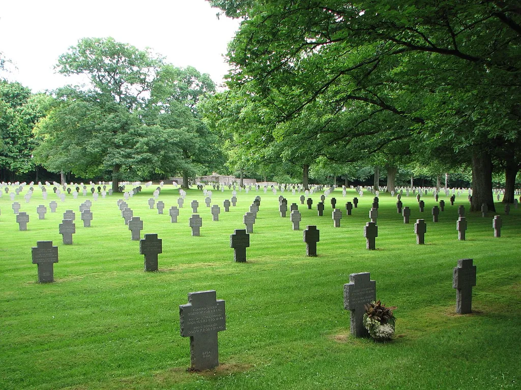 Sandweiler German war cemetery in Luxembourg