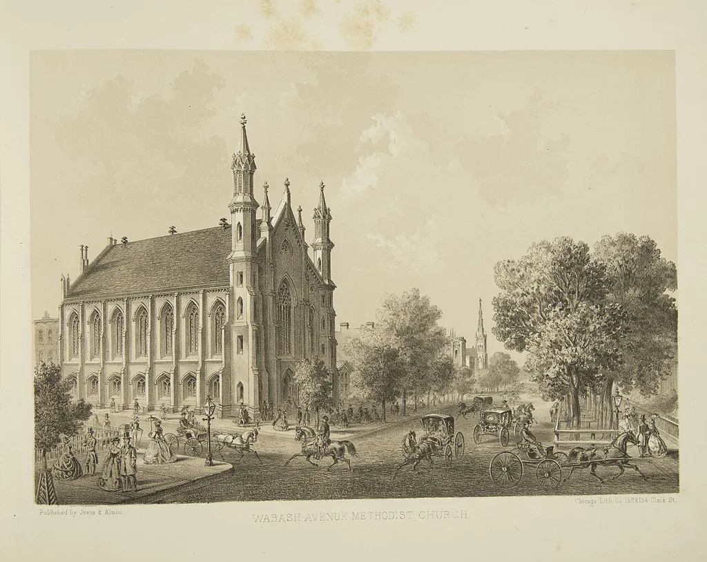 Part 2, February 1866; North-west corner of Wabash avenue and Harrison street