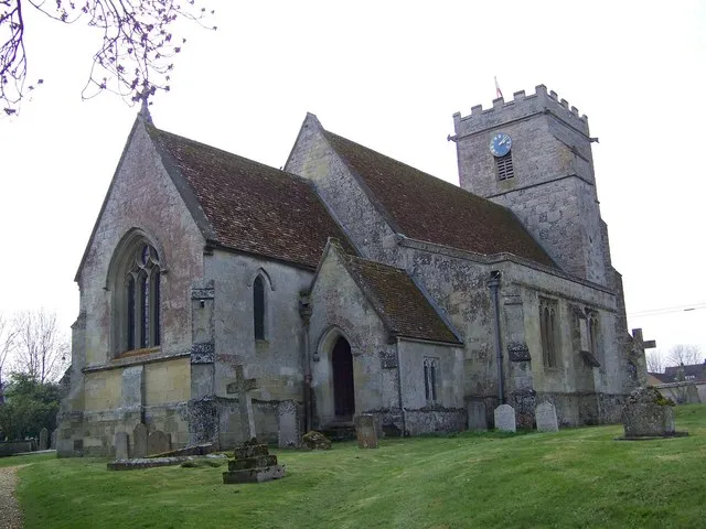 All Saints Church, Middle Woodford The earliest work in the present building dates from the 12th century.
