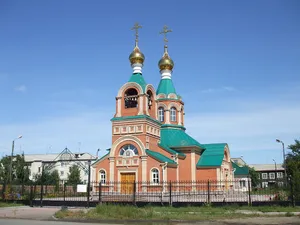 Saint Andrew Orthodox cathedral in Karasuk