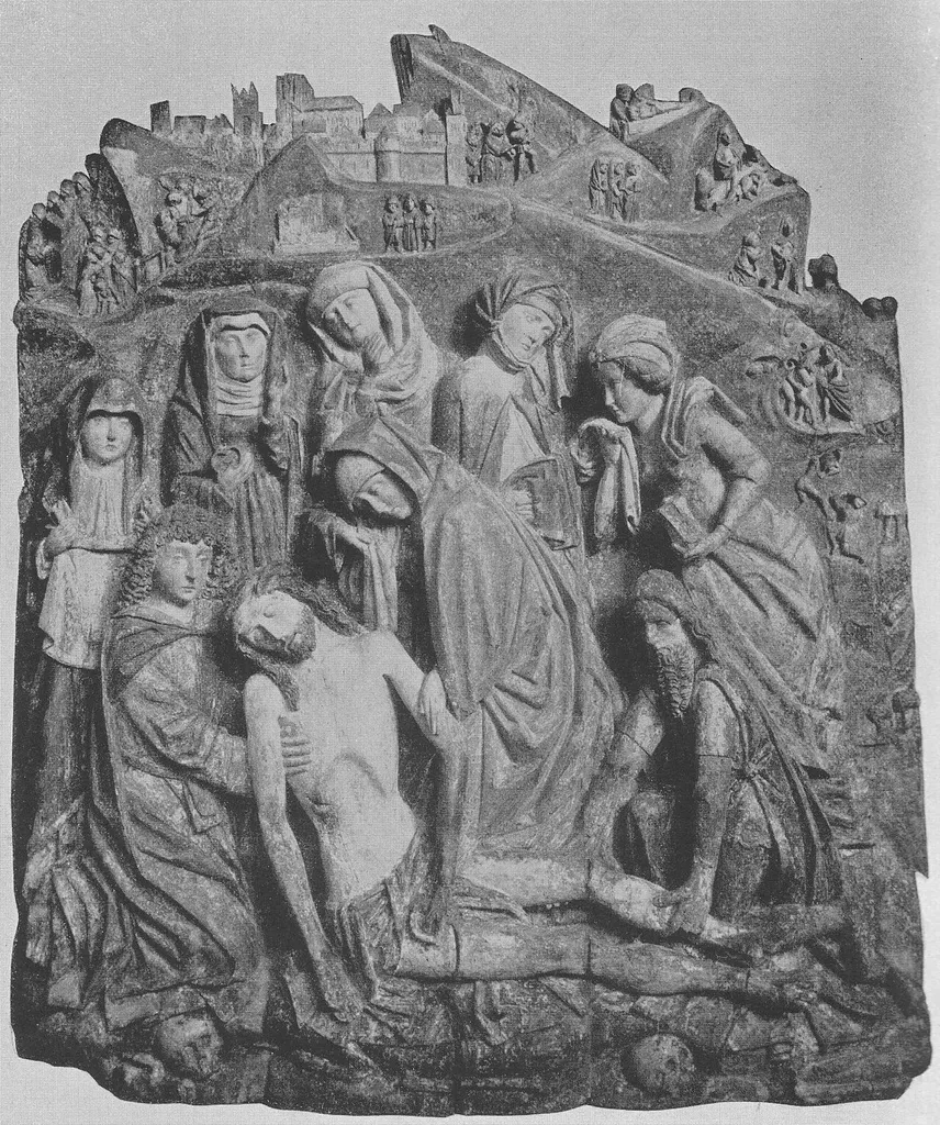 Die Beweinung Christi aus dem Kloster Rengering, heute im Landesmuseum für Kunst und Kulturgeschichte in Münster