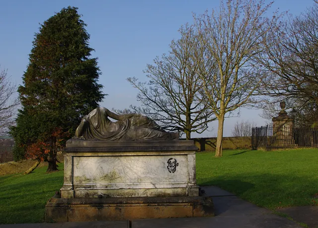 Photograph of a monument in Lancaster Priory churchyard, Lancashire