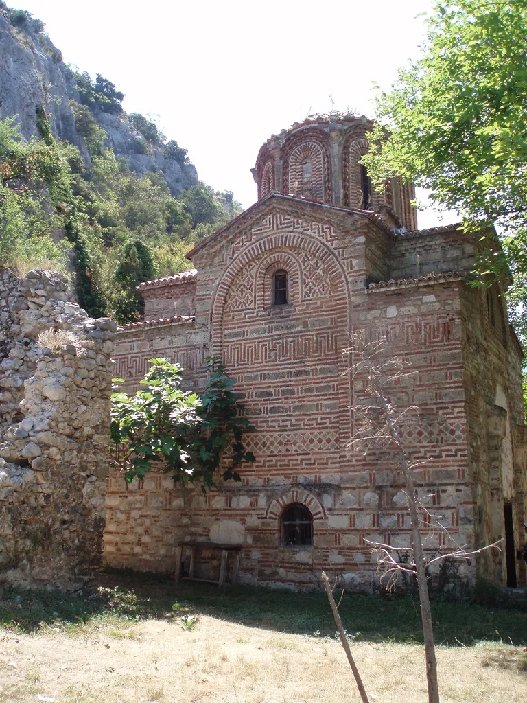 Saint Marys Church at the east side of Lake Ohrid