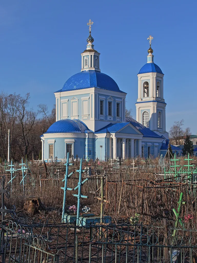 Скорбященская кладбищенская церковь: улица Новый квартал, 8, Мичуринск, Тамбовская область