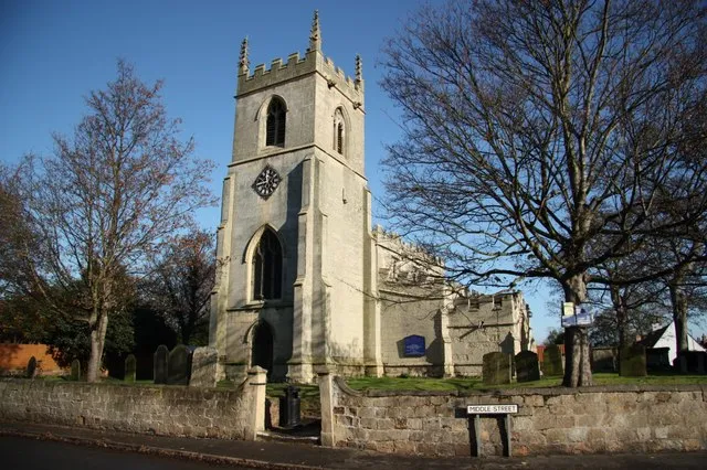 St.John the Baptist's church The notice board proclaims a 12th century church ? ..... it's origins may be, but what's here now is mostly 14th and 15th century, much restored after a lightning strike in 1894