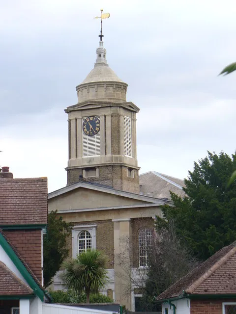 Egham Parish Church Tower St John's Church is a landmark at the east end of Egham High Street. https://www.stjohnsegham.com/