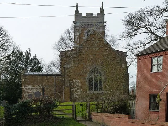 Parish church of St John the Baptist, Grimston, Leicestershire, seen from the east