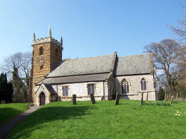 St Andrew's parish church, Wootton, Lincolnshire, seen from the south
