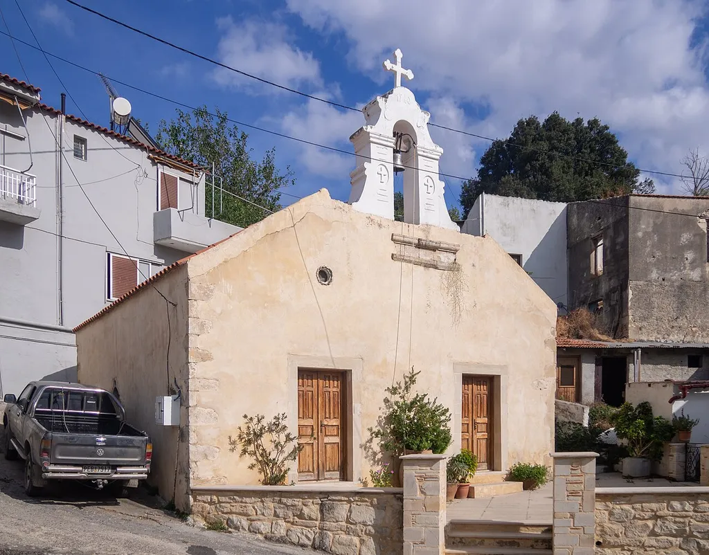 The church of Holy Trinity in Agia Triada village, Rethymno.