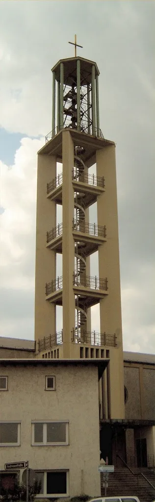 Tower of the former Heilandskirche in Frankfurt am Main-Bornheim in 2003