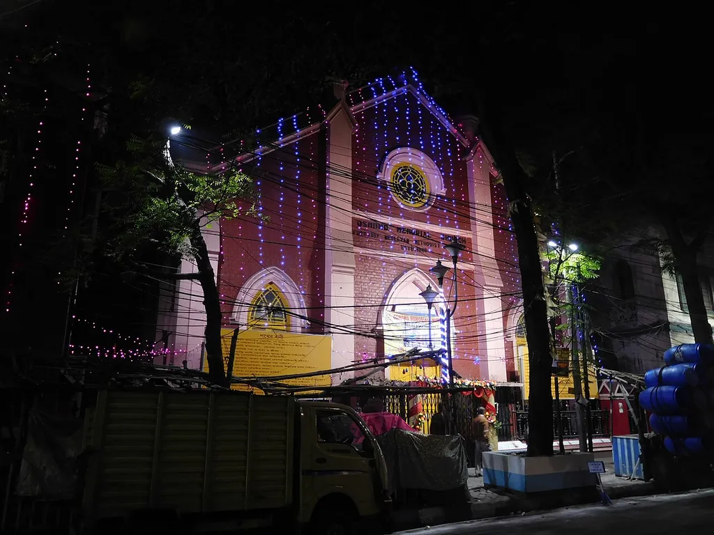 The Methodist (CNI) Osmond Memorial Church is on S.N.Banerjee Rd, Kolkata (India)