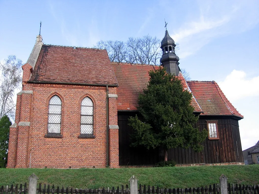 drewniany kościół p.w. św. Jana Chrzciciela z połowy XVIII w. Murzynowo Kościelne, Dominowo