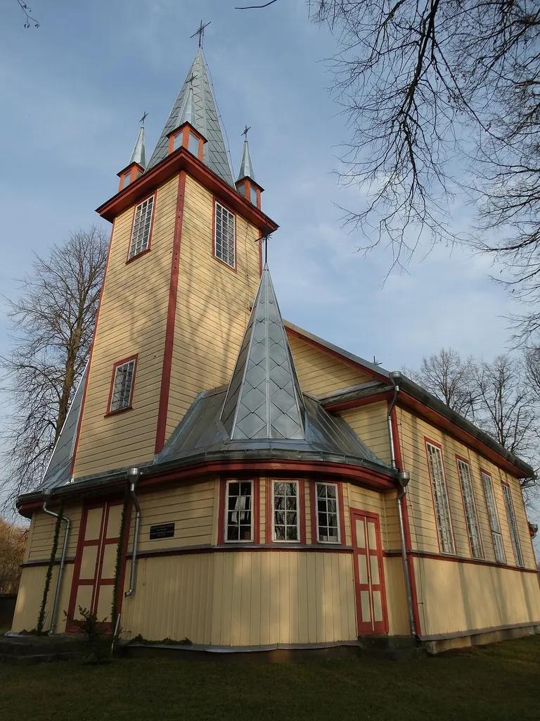 Roman Catholic Church in Kiburiai, Pasvalys district, Lithuania