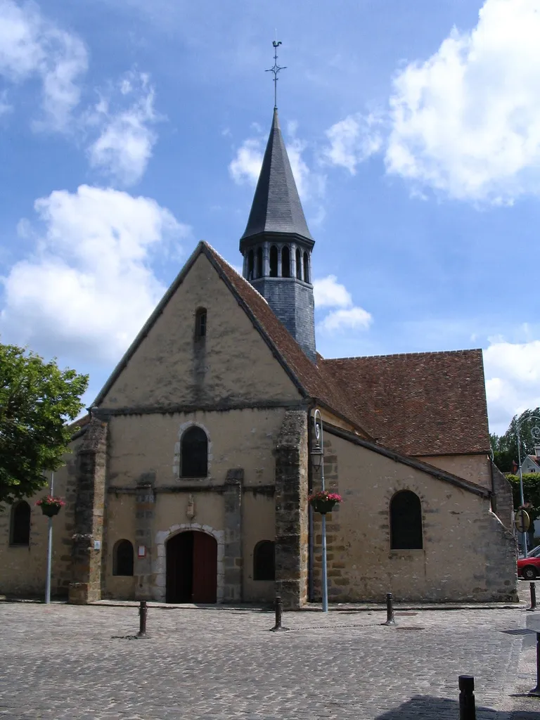 St.Amandus' church, in Thomery, Seine-et-Marne, France.