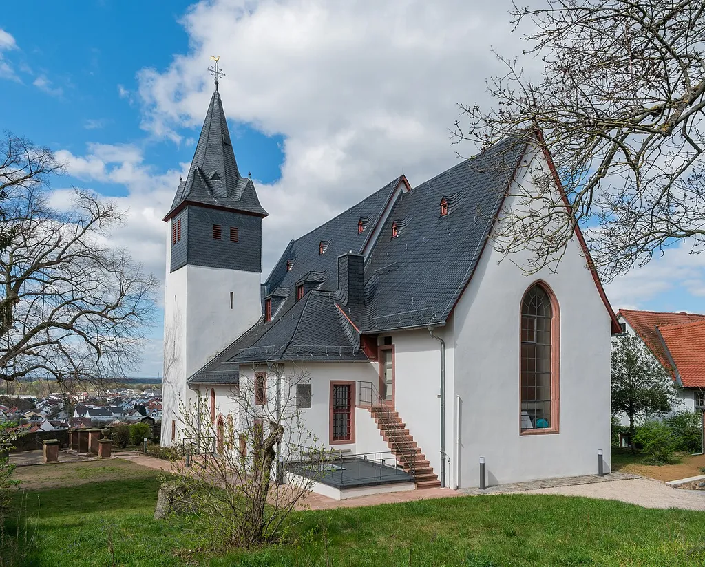 Lutheran church in Zwingenberg, Hesse, Germany