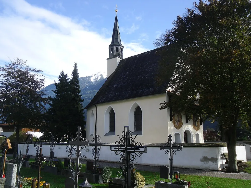 Angerkirche hl. Sebastian mit Kirchhof und Friedhof