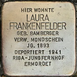 Stolperstein dedicated to Laura Frankenfelder