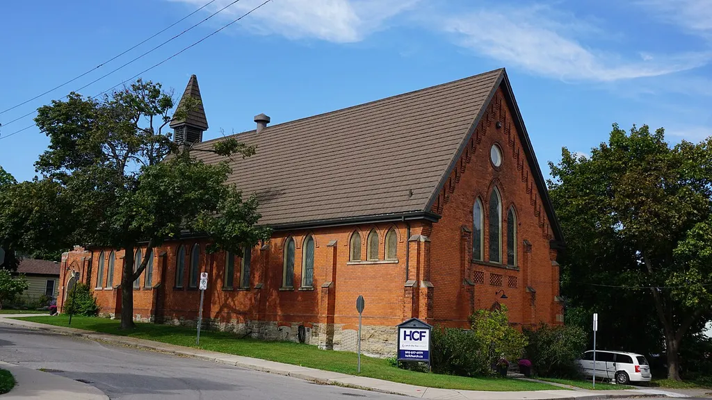 Former St. George's Anglican Church and Sunday School in Hamilton, Ontario