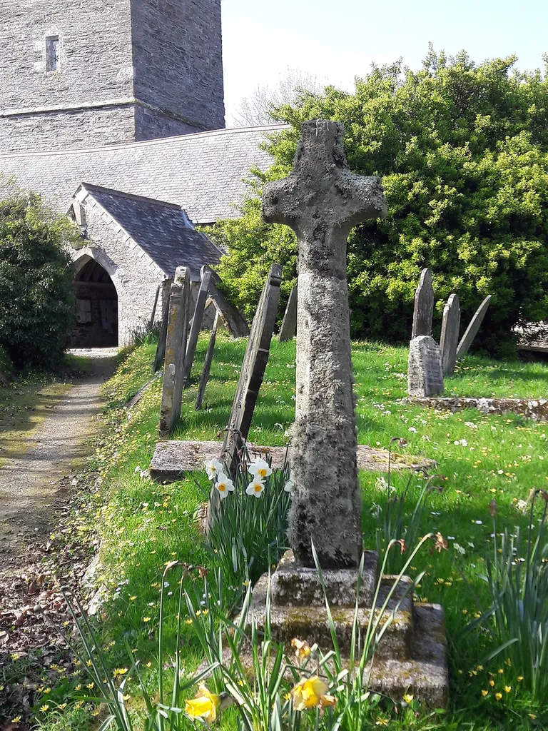 A medieval wayside cross, 20m south east of the church. A Sheduled Monument listed on 18th July, 1974.