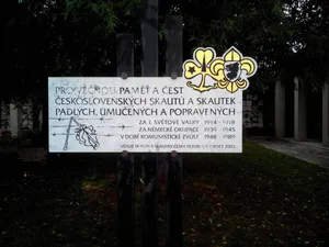 Memorial to Czechoslovak Scouts, victims of WWI, WWII and communist regime
