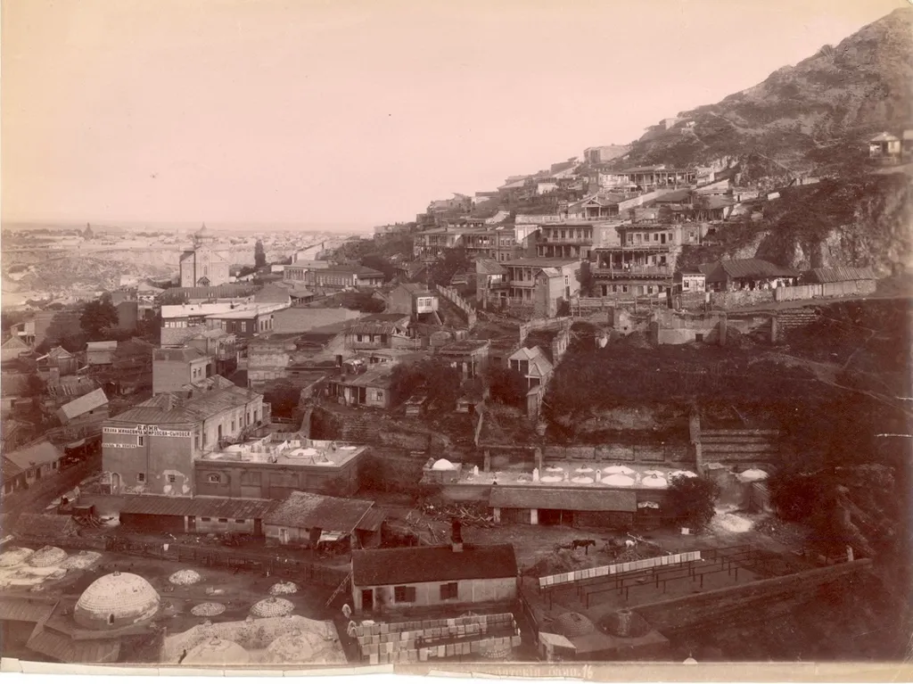 Tbilisi Abanotubani and Surb Sargisi church
