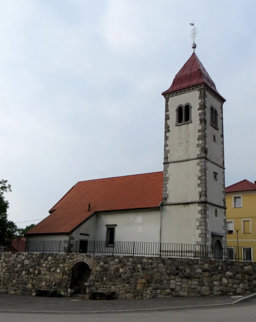 Saint Ulrich's Church in Veliko Ubeljsko, Municipality of Postojna, Slovenia