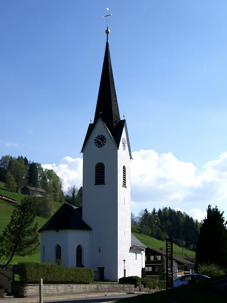 Pfarrkirche hl. Leonhard in Riefensberg, Vorarlberg.