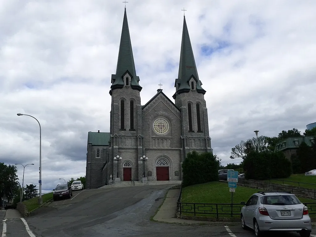 Edmundston's Cathedral of the Immaculate Conception, erected in 1880.