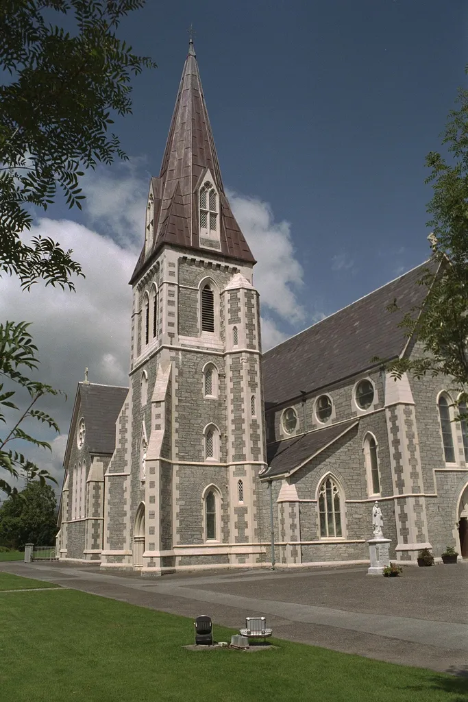 Roman Catholic Holy Cross Church, designed by the brothers Joseph Aloysius and Charles Francis Hansom, and built 1859–1864.