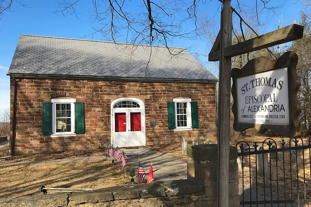 The St. Thomas Episcopal Church in Alexandria Township, New Jersey.