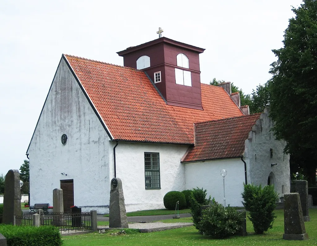 Rinkaby kyrka, Skåne, Sweden. Photo by the uploader.