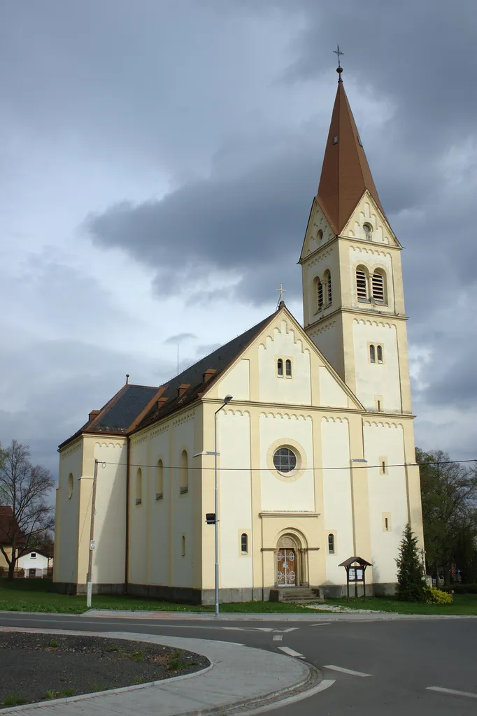 St. Wenceslaus Church in Bezděkov, Plzeň Region, CZ