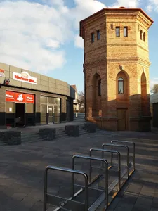 Railway water tower in Zaporizhzhia