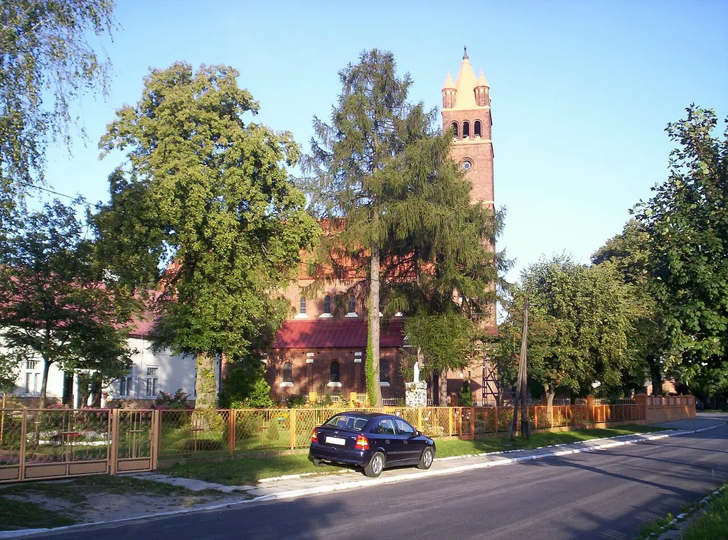 Małyń - kościół św. Andrzeja Apostoła (zabytek nr rejestr. 323/A). Autor: Avalokitesvara