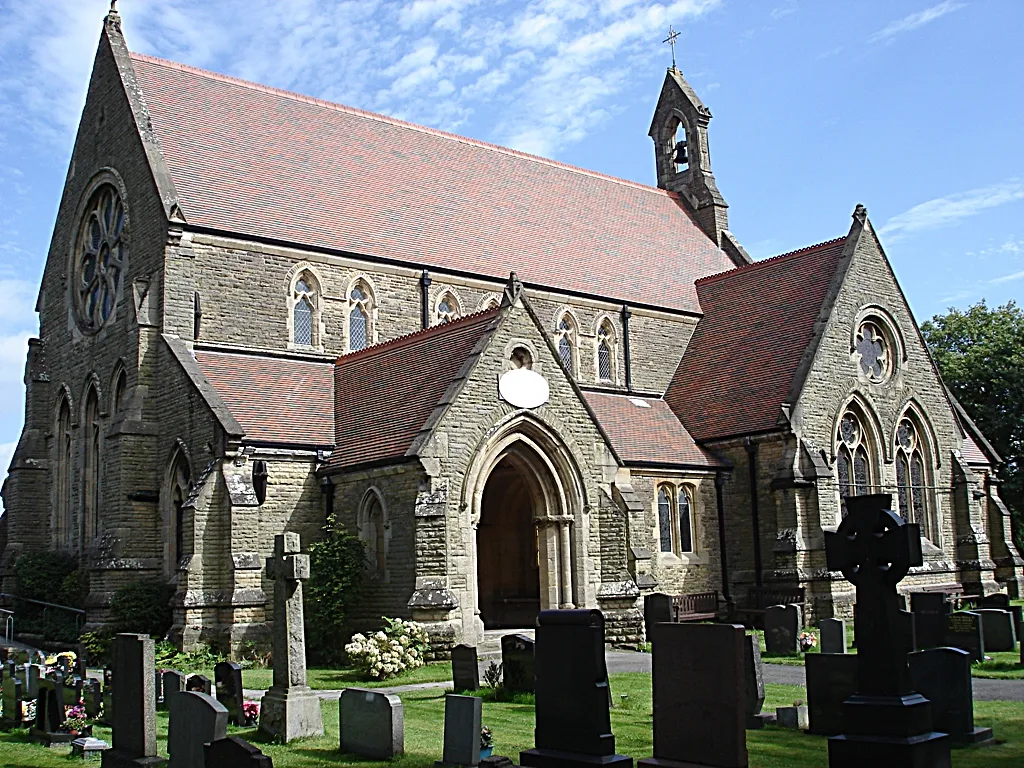 St Anne's parish church, Clifton, Greater Manchester, seen from the west