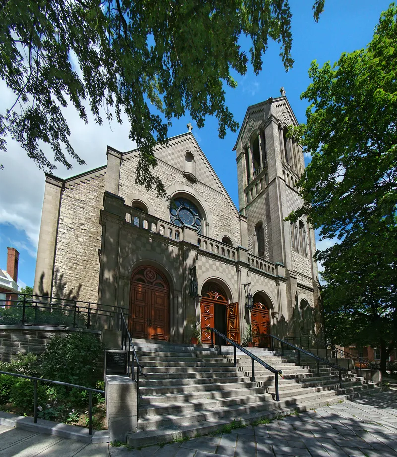 Église Saint-Léon de Westmount, Montréal, Québec, Canada.