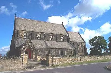 St Thomas's parish church, Victoria Street, Featherstone, West Yorkshire, seen from the southwest