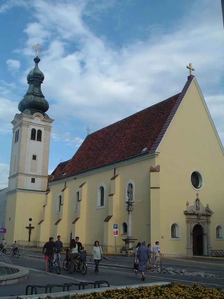 The Franciscan Church in Szombathely. Árpád-házi Szent Erzsébet ferences templom