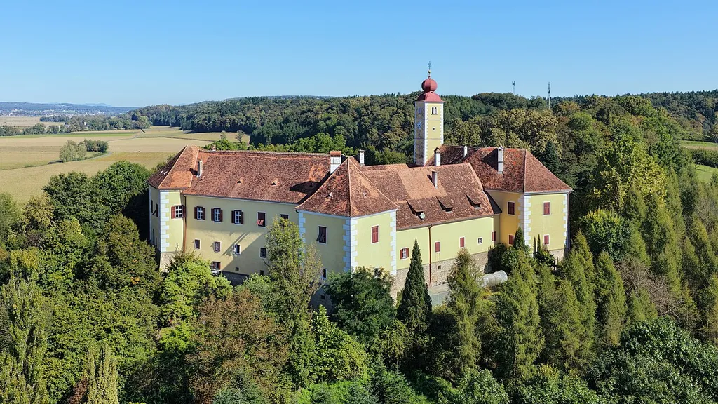 South view of Weinburg Castle in Austria.