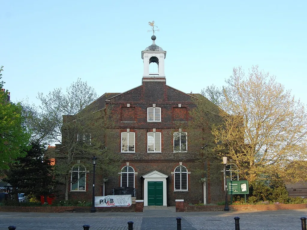 St George's Church, St George's Square, Old Portsmouth, City of Portsmouth, England. A Grade II*-listed church built in 1754.