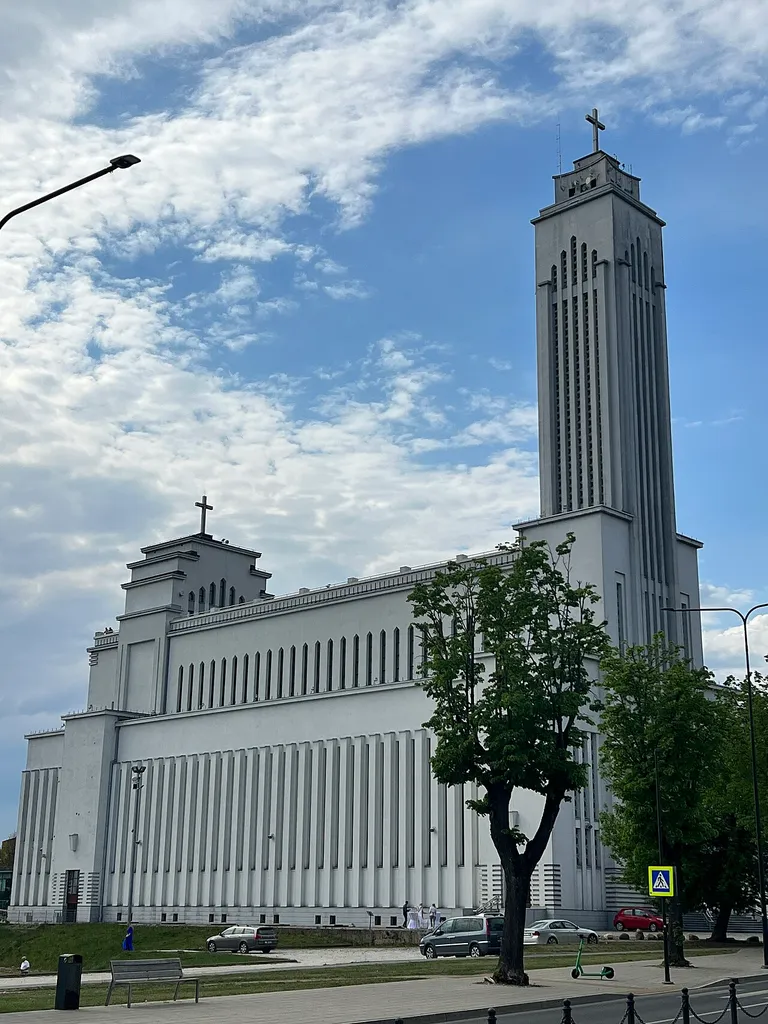 View of the Christ's Resurrection Church, Kaunas.