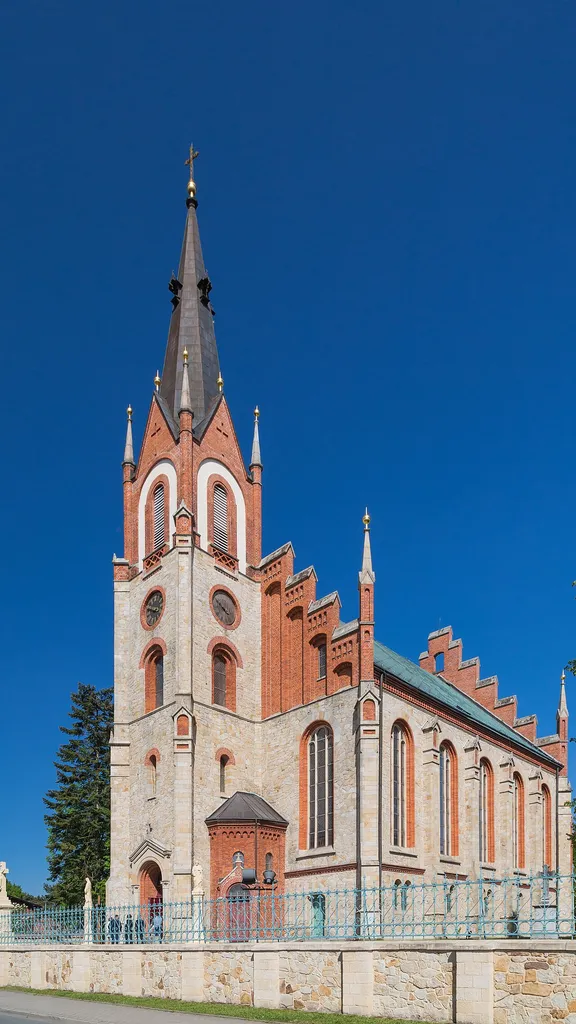 Saints Peter and Paul church. Orzesze, Silesian Voivodeship, Poland.