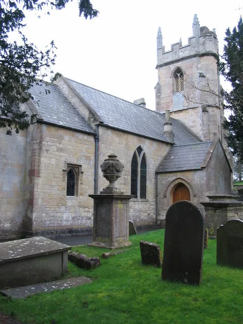 Combe Hay parish church A view looking to the south towards Combe Hay parish church.