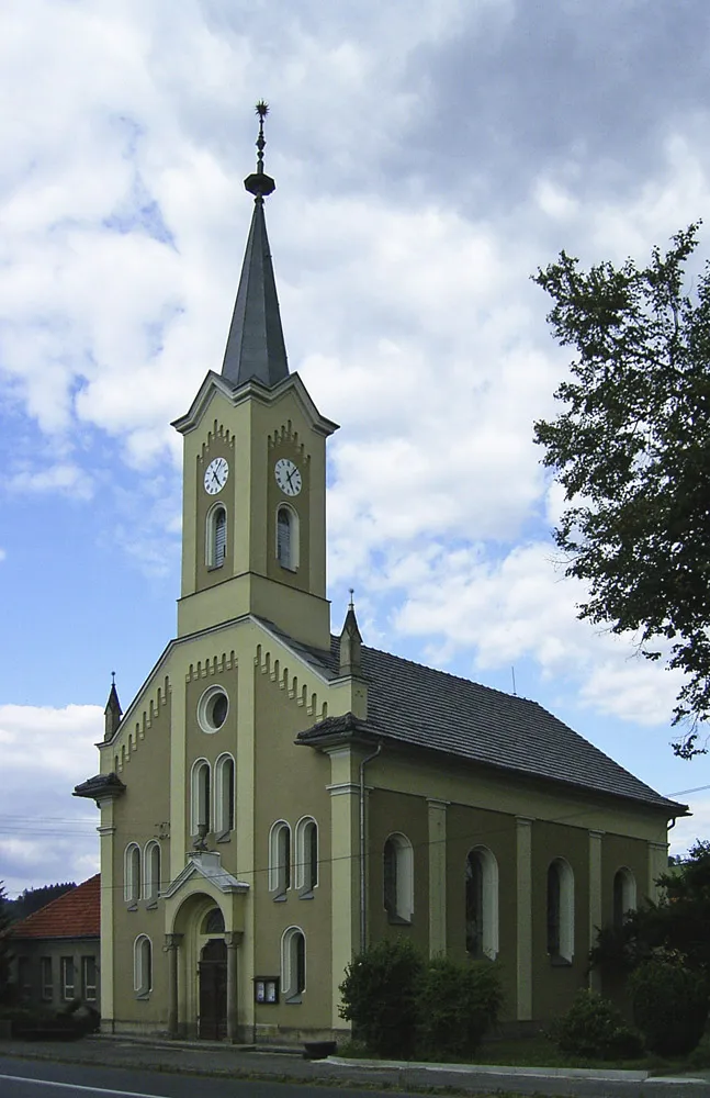 Evangelický kostel v Jablůnce, okres Vsetín