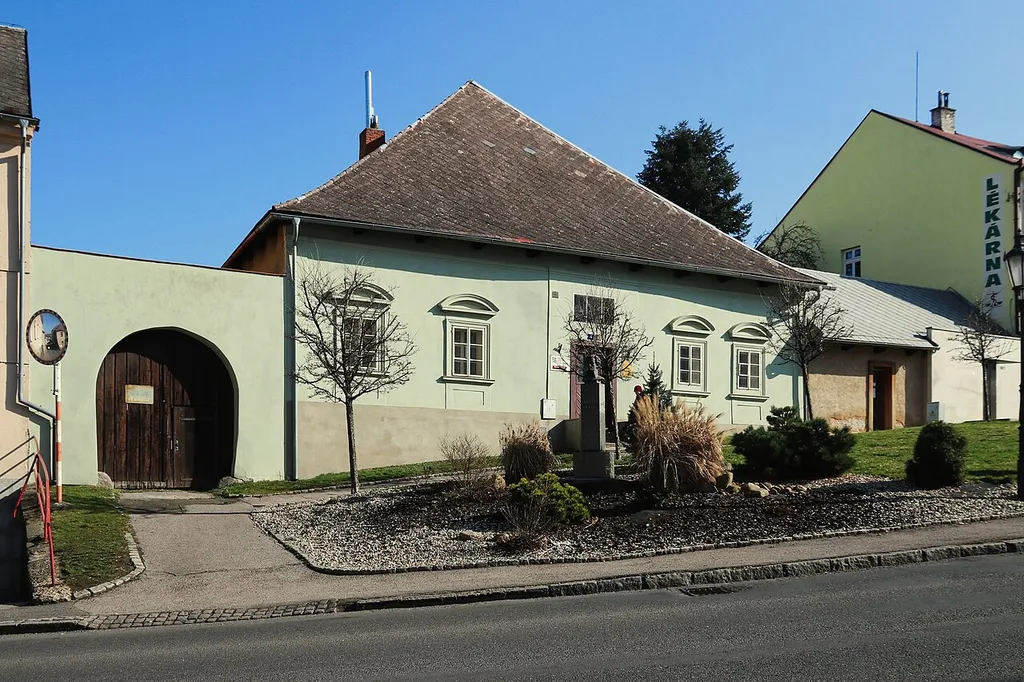 The facade of the Franciscan Monastery in Hořovice