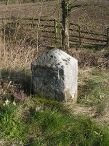 Milestone, Amersham Road; just N of turn to Over the Misbourne Road, opp start of old Amersham Road, N of railway bridge