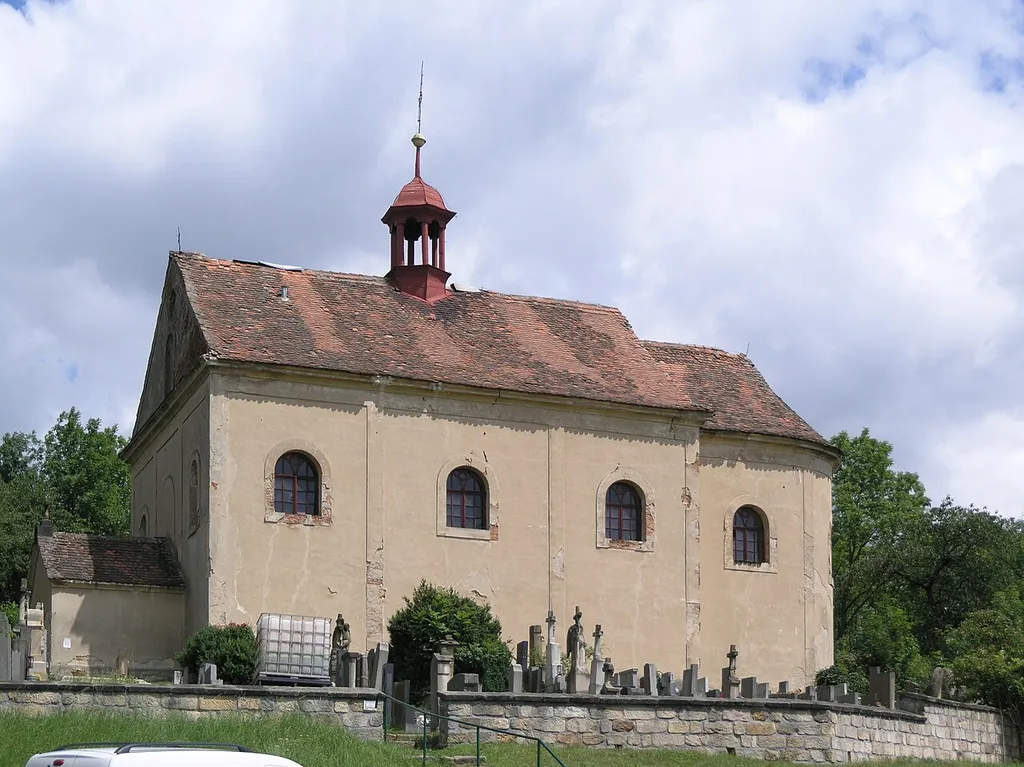 Kostel Všech svatých na úpatí vrchu Zebín
